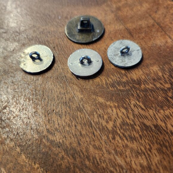 4 antique clothing button - Picture 2 of 3